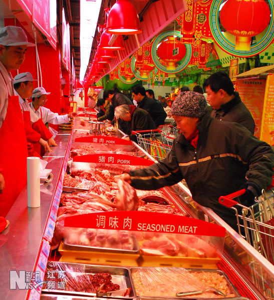 江蘇省蔬菜、豬肉等價格小幅上漲