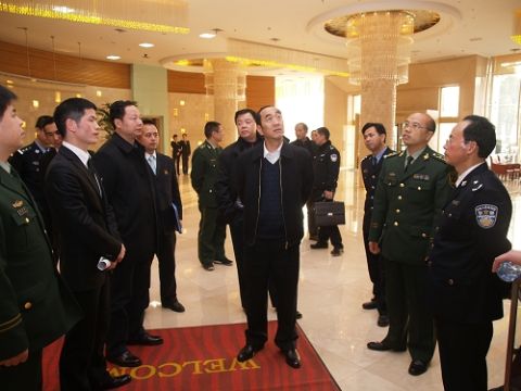 長沙：李介德局長一行實地檢查“兩會”安全保衛工作落實情況