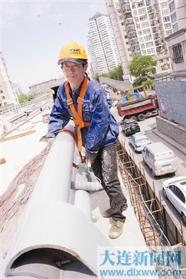 大連東北路橋主體昨日完工進入“養(yǎng)生”期(圖)