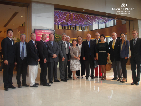 法國濱海夏朗德省代表團下榻沈陽國際皇冠假日酒店