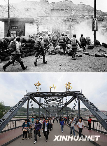 百年黃河鐵橋見證蘭州變遷