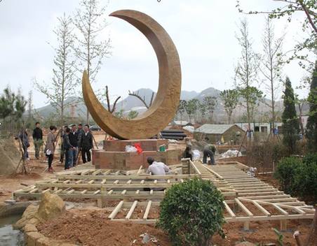 青島世園會(huì)寧夏園主體工程基本完成 揭開“塞上江南”神秘面紗