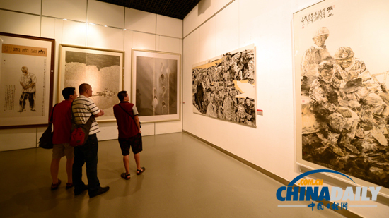 “十藝節(jié)全國優(yōu)秀美術作品展覽山東預選作品展暨山東省重大歷史題材美術創(chuàng)作工程作品展覽”開幕