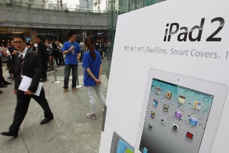 蘋果iPad2上海正式開售