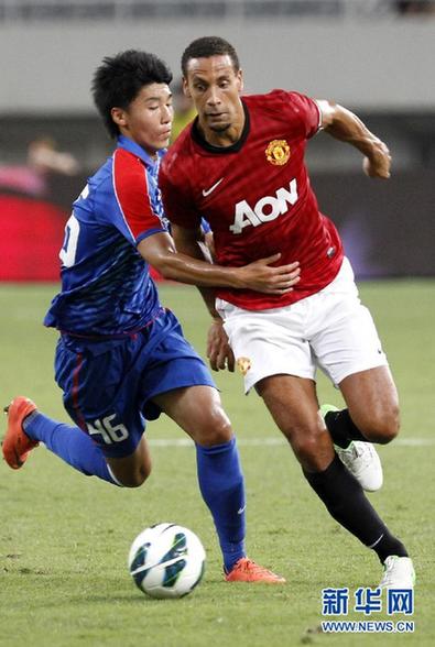 中英友誼賽：曼聯(lián)勝申花