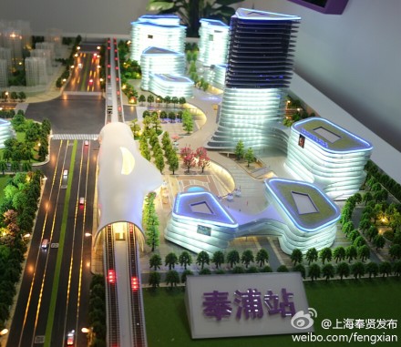 軌交五號線奉賢各站點(diǎn)3D首次亮相 造型酷似迪拜