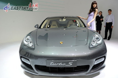 上海車展豪車薈萃 天價車銷售火爆