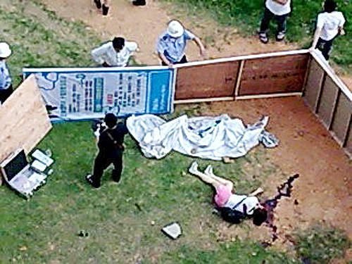 中南大學一女生因情被男子割喉殺害(組圖)