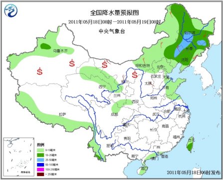 全國大部地區氣溫繼續上升 陜豫渝最高溫將超35℃