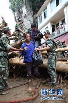 貴州發生嚴重暴雨洪澇災情