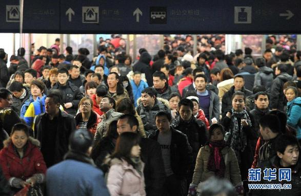 2012鐵路春運今日結束 共發送旅客超2.35億人次