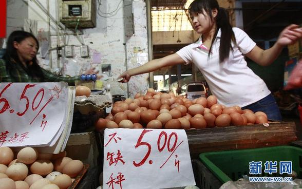 多地雞蛋價格飛漲 網友戲稱“火箭蛋”