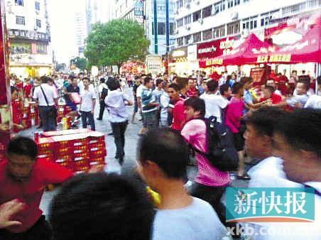 王老吉與加多寶員工因促銷(xiāo)起沖突 在南昌街頭群毆
