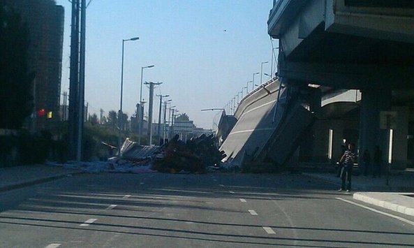 哈爾濱陽明灘大橋斷裂 4車墜橋3死5傷