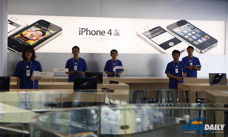 亞洲最大蘋(píng)果直營(yíng)店落戶(hù)北京王府井