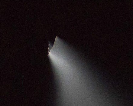 我國多地出現UFO 網友分析疑是反導試驗（圖）