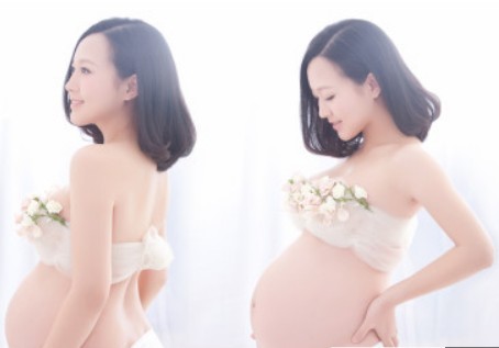 姚晨懷孕9個月大肚照曝光 女星罕見孕照妖嬈PK（組圖）