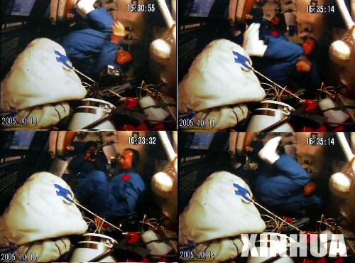 圖解航天員太空休閑生活：翻跟頭看風(fēng)景騎自行車