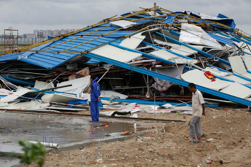 高清：直擊“溫比亞”過后湛江受災情況