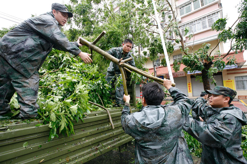 高清：直擊“溫比亞”過后湛江受災情況