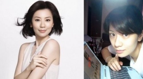 女星卸妝花容失色