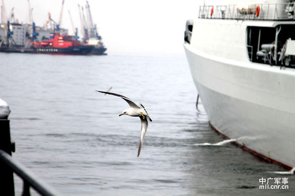 中俄聯(lián)演進入實兵演習(xí)階段 兩軍戰(zhàn)艦整裝待發(fā)