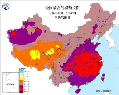 南方迎今年來(lái)最強(qiáng)高溫 未來(lái)3天8省份將達(dá)41℃