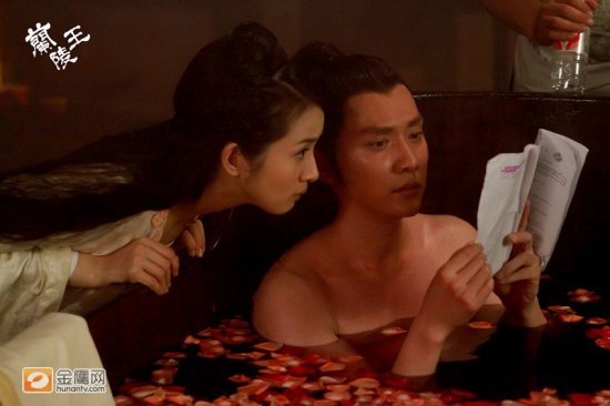 “蘭陵王”馮紹峰林依晨幕后賣萌耍帥 吻戲曝光