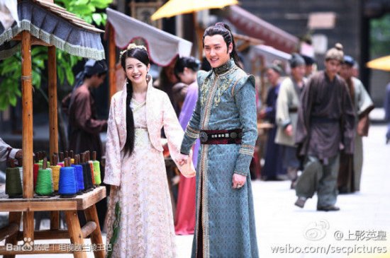 “蘭陵王”馮紹峰林依晨幕后賣萌耍帥 吻戲曝光