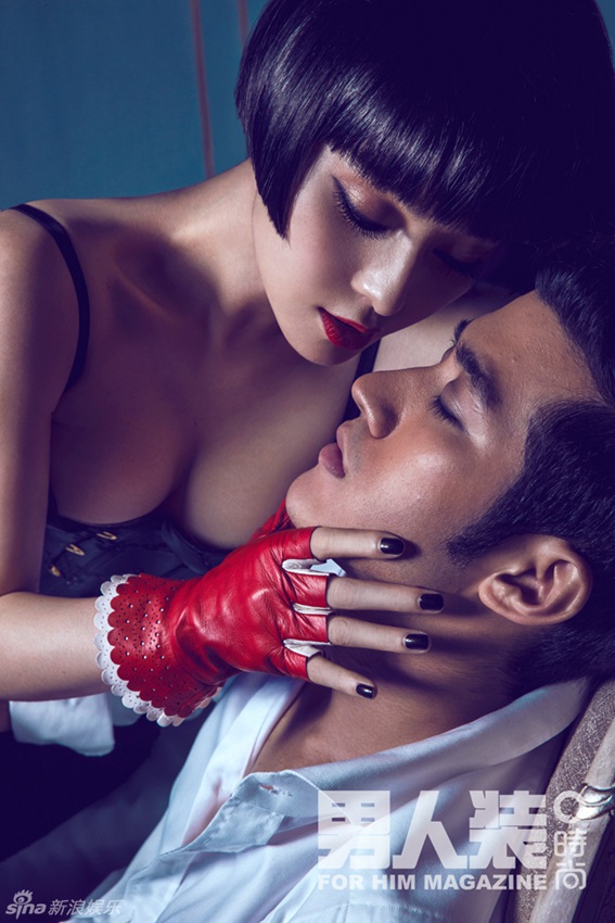 南笙妹妹變欲女惹爭(zhēng)議 圖揭女星重口味《男人裝》封面