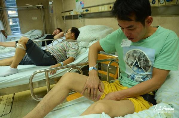 探訪廣州白云爆炸受傷者:受驚嚇遠(yuǎn)甚于身體疼痛(圖)
