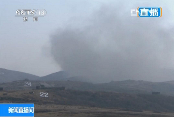 武直-10參與“2012南京對抗”實兵演練