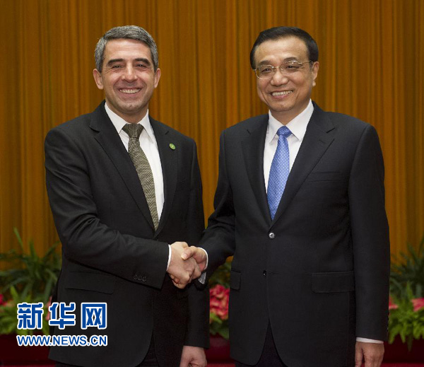 李克強會見保加利亞總統普列夫內利耶夫