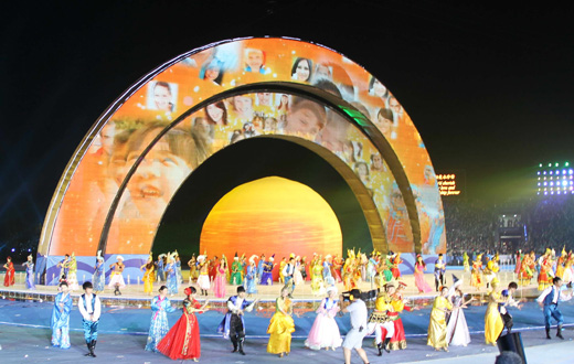 第三屆亞洲沙灘運(yùn)動(dòng)會(huì)在山東海陽(yáng)開幕