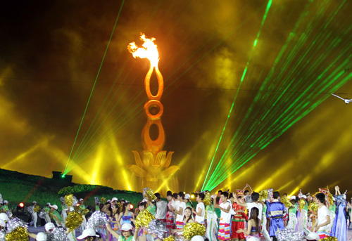 第三屆亞洲沙灘運(yùn)動(dòng)會(huì)在山東海陽(yáng)開幕