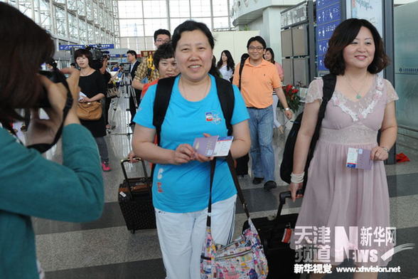 天津：臺灣自由行團首發