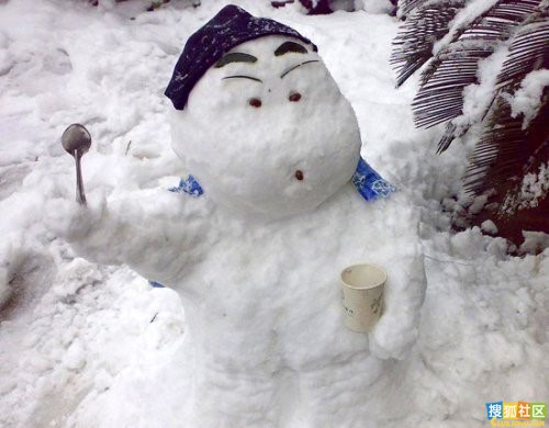 下雪啦！看看堆雪人的N種方法