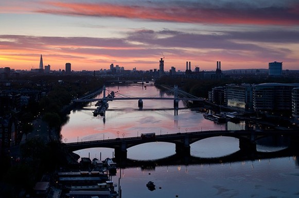 美到令人窒息的倫敦天臺風景