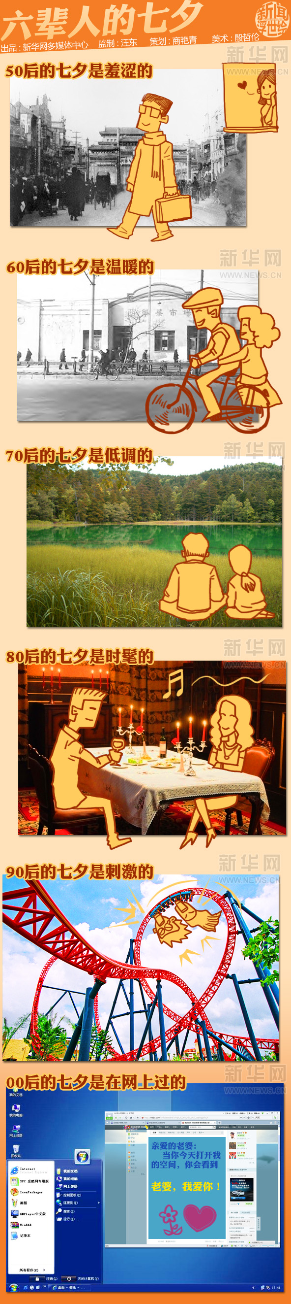 各個年代“牛郎織女們”的愛情