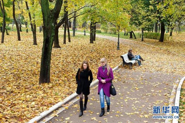 高清：莫斯科秋景如畫