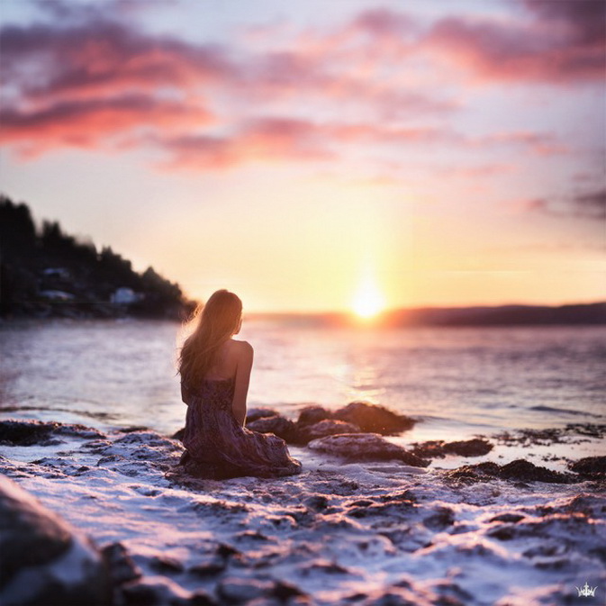 17歲美少女的夢幻自拍：北歐人像攝影 組圖