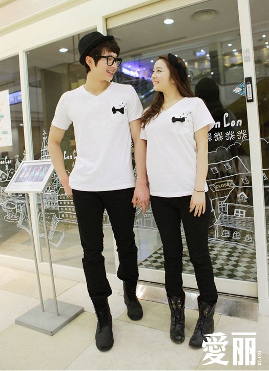 五款韓系個性甜美情侶衣推薦 七夕情人節早準備