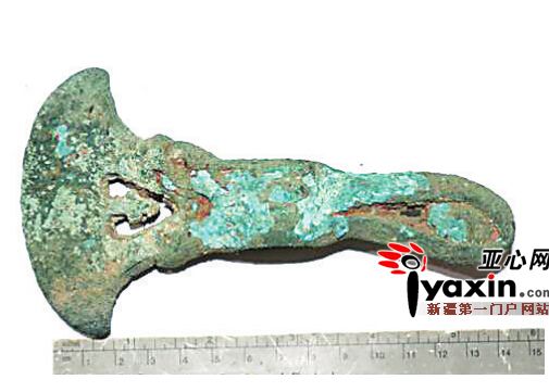 新疆若羌縣米蘭遺址出土罕見青銅器