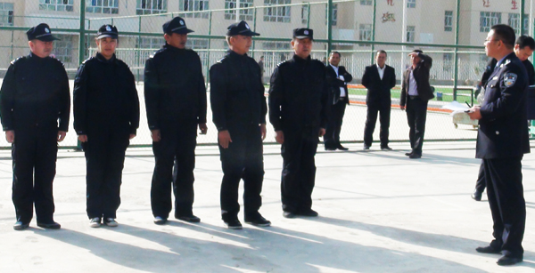 新疆高院對和靜縣法院司法警察體能達(dá)標(biāo)活動(dòng)實(shí)施考核