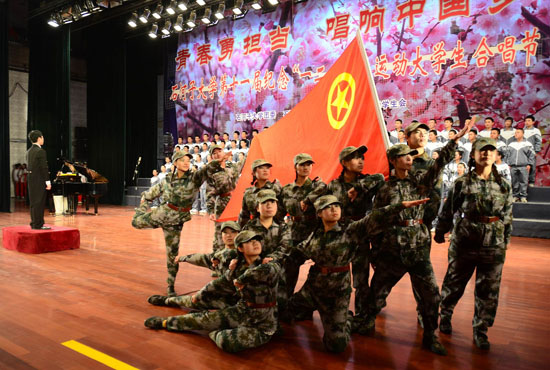 石河子大學舉辦紀念“一二·九”運動大學生合唱節活動