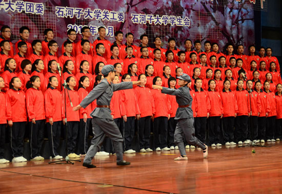 石河子大學舉辦紀念“一二·九”運動大學生合唱節活動