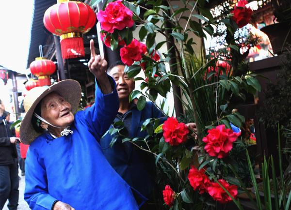 通海:“迎春花街”開街