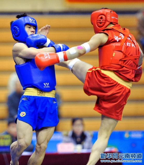 全國武術散打冠軍賽賽況 云南隊進入決賽