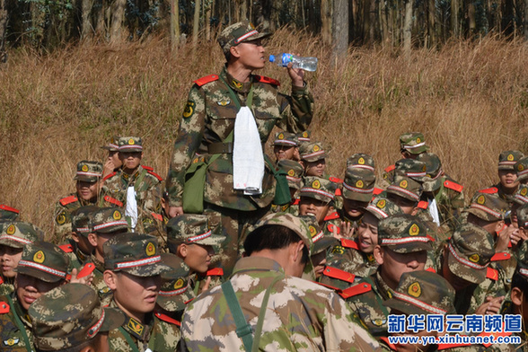 武警云南省森林總隊(duì)500新兵野營(yíng)拉練迎戰(zhàn)森林防火期
