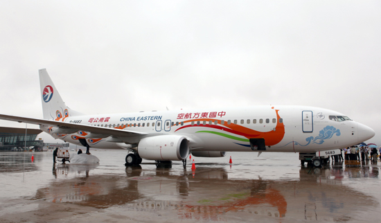 東航云南公司引進(jìn)全新彩繪飛機(jī)扮靚云嶺天空